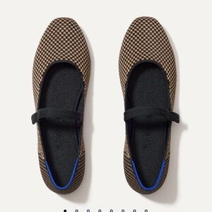 Rothy's Women's Checkered Flats - Black and Brown 9.5 EUC